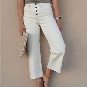 Carly Jean LA Hendrix wide leg jeans color:seasalt size 0 new without tags!